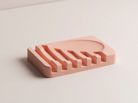 Classico Soap Dish - Pink Stone