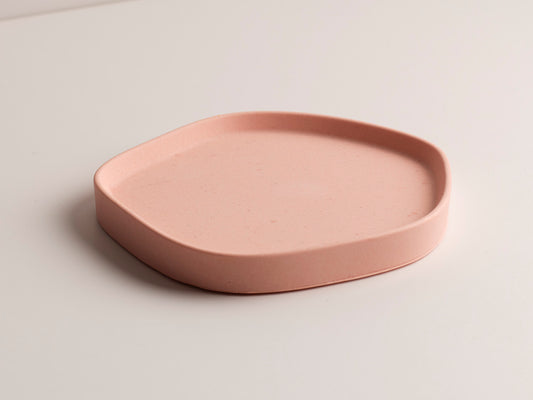 Irregular tray - Pink Stone