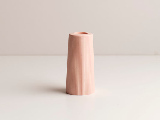 Pillar Vase - Pink Stone