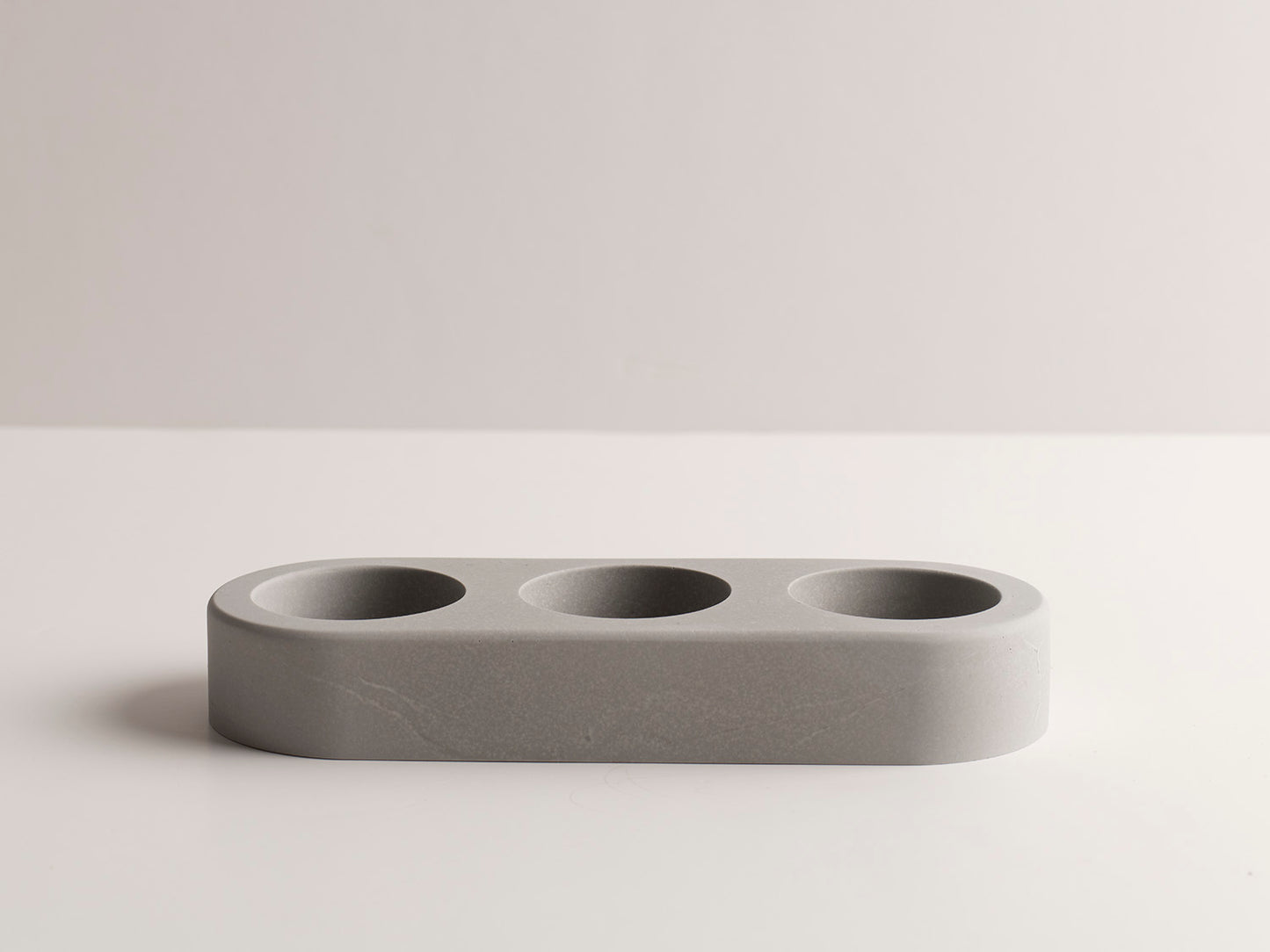 Triple Tea-light Holder - Pebble